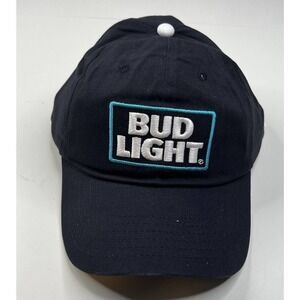 NWT Bud Light Blue Snap Back Logo Baseball Cap One Size Fits Most